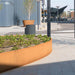 Adezz Ellipse plantenbak corten