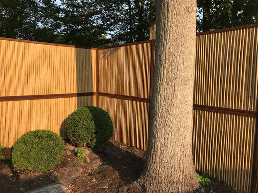 BambooWall geluidsscherm corten kader