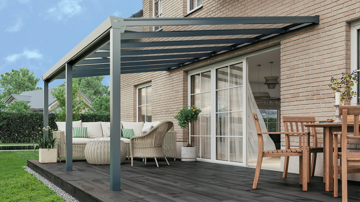 Gardendreams | Easy Edition veranda, incl. glasdak | 600 x 300 cm