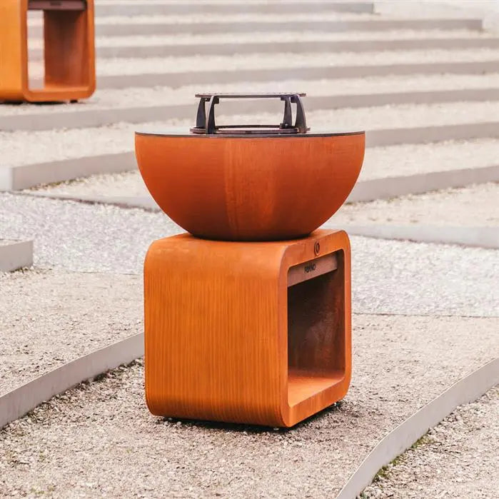 Forno Bole corten met grillset 