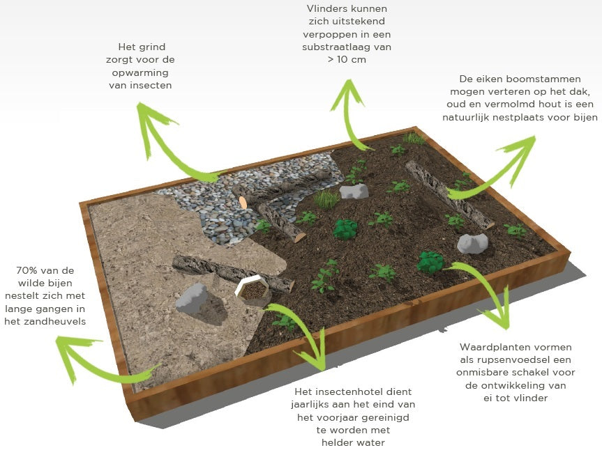 Sempergreen Biodiversiteitspakket voorbeeld